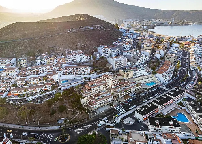 Cristianos - San Telmo Piscina Y Vistas Mar 1 شقة لوس كريستيانوس