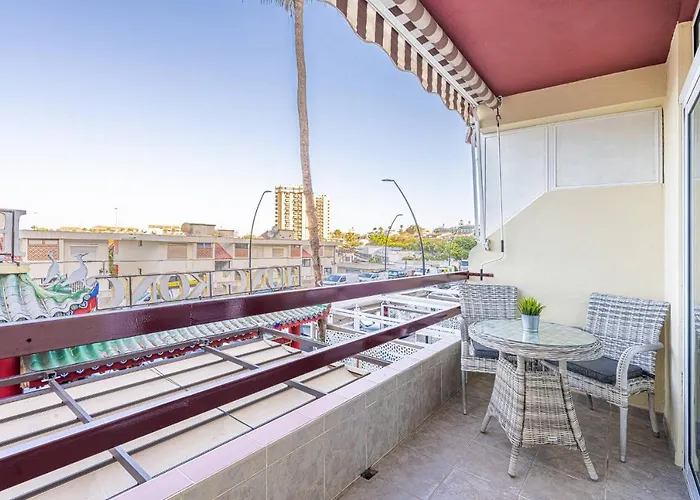 Cristianos - San Telmo Piscina Y Vistas Mar 1